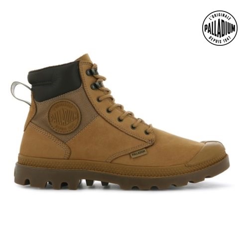 Palladium Pampa Shield WP+ LUX Laarzen Dames Bruin | NL 37ZFNVM